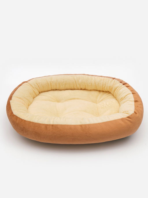 Лежанка для животных, 50×45 см, коричневая