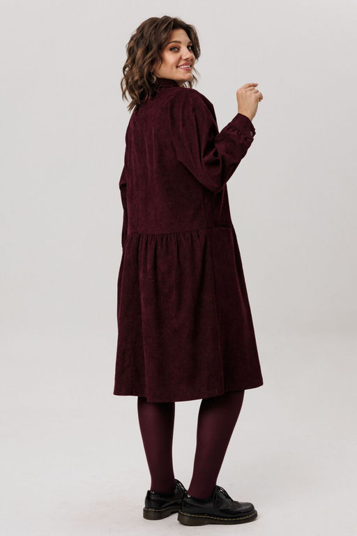 Платье ANELLI 1730 морозная вишня  фото 6