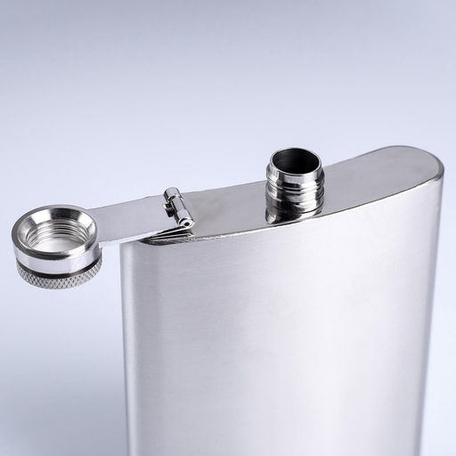 Фляжка Мастер К Полковник, 240 мл, в чехле, подарочная, армейская, 8 oz, нержавеющая сталь, зелёная