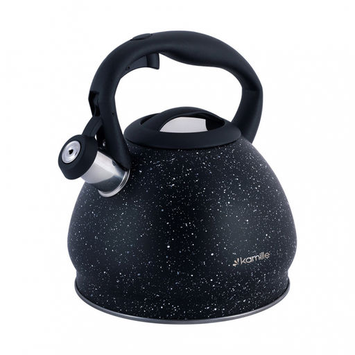 Чайник нерж. 2,7 л со свистком, с нейлоновой ручкой арт. (1086) 00-0001828