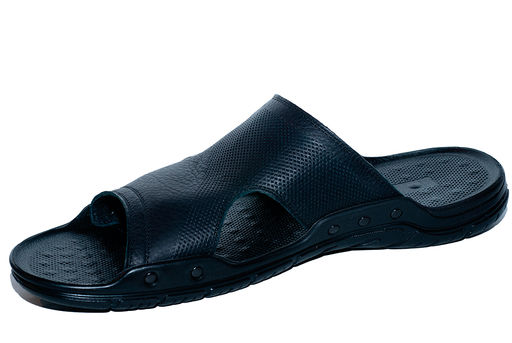 Шлепки мужские из натуральной кожи - Atstek фото 2