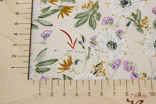 Штапель Летняя пора цв.телесно-бежевый, ш.1.42м, вискоза-100%, 90гр/м.кв - Купава фото 3