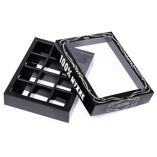 Коробка для 12 конфет, Настоящий мужчина 19?15?3.6 см