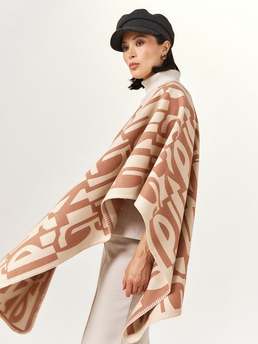 в составе ШЕРСТЬ  и КАШЕМИР Большой, мягкий, теплый  двусторонний палантин - Tantino фото 5