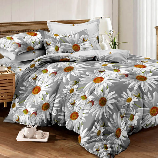 КПБ Поплин Эксклюзив - Ромашковый рай Семейный (нав.70х70)