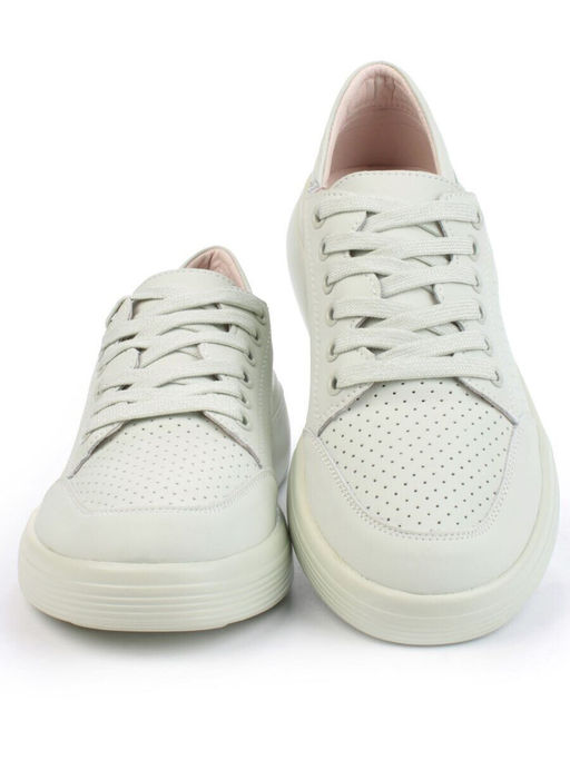 05-PDD180-5 LT. GREEN Кроссовки женские (натуральная кожа)