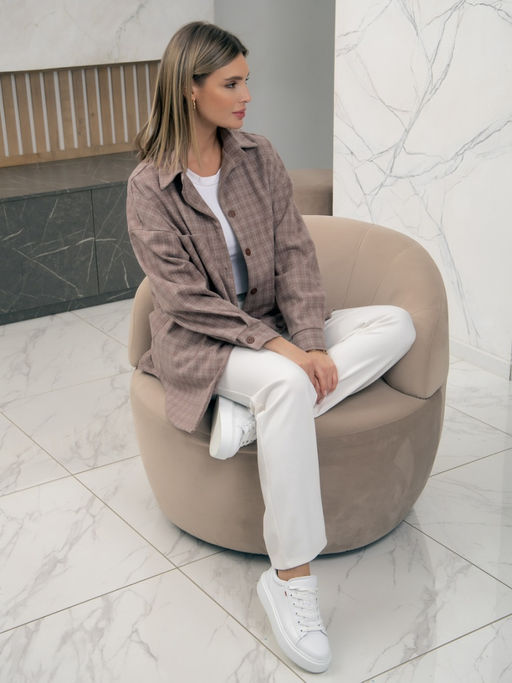 23-017 Рубашка - Вишня фото 4