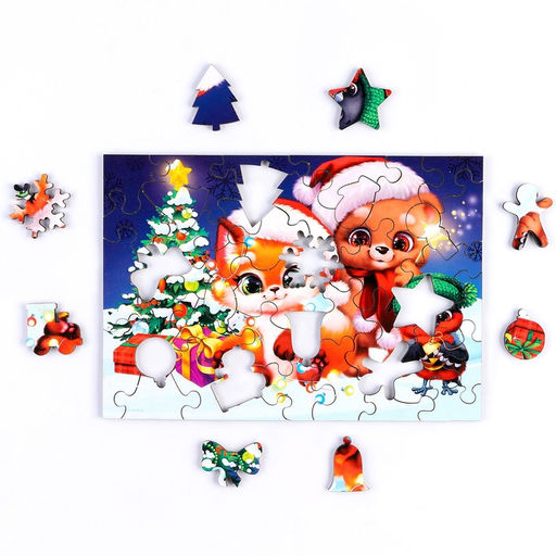 Пазл В ожидании празника - Лесная мастерская фото 17