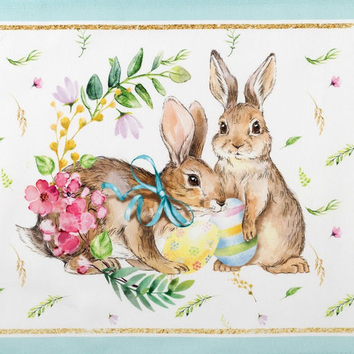 Дорожка на стол Этель Счастливая Пасха 30х70 см, 100% хл, саржа 190 гр/м2  фото 3