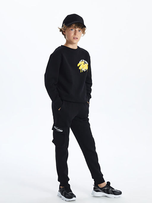 Beli Lastikli Erkek ?ocuk Kal?n Jogger E?ofman Alt? - Waikiki фото 2