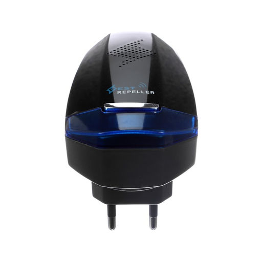 Отпугиватель насекомых и грызунов LRI-54, ультразвуковой, 120 м², от сети, чёрный