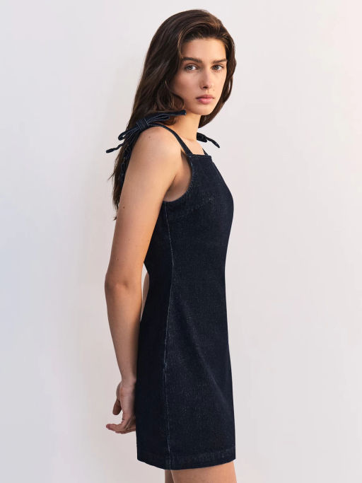 Джинсовое мини платье ZR2605092359-106 / Zarina