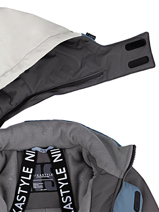 Комбинезон 8з6924 туман/асфальт - Nikastyle фото 11