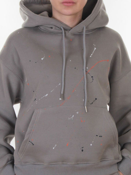 006 GRAY Костюм спортивный зимний женский (95% хлопок, 5% полиэстер)