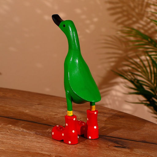 Сувенир «Утка зелёная», 27 см, дерево