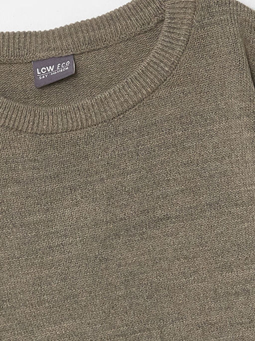 Bisiklet Yaka Basic Uzun Kollu K?z ?ocuk Triko Kazak - Waikiki фото 2