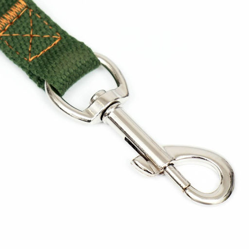 Поводок брезентовый, 5 м х 2 см, хаки - Пижон фото 2