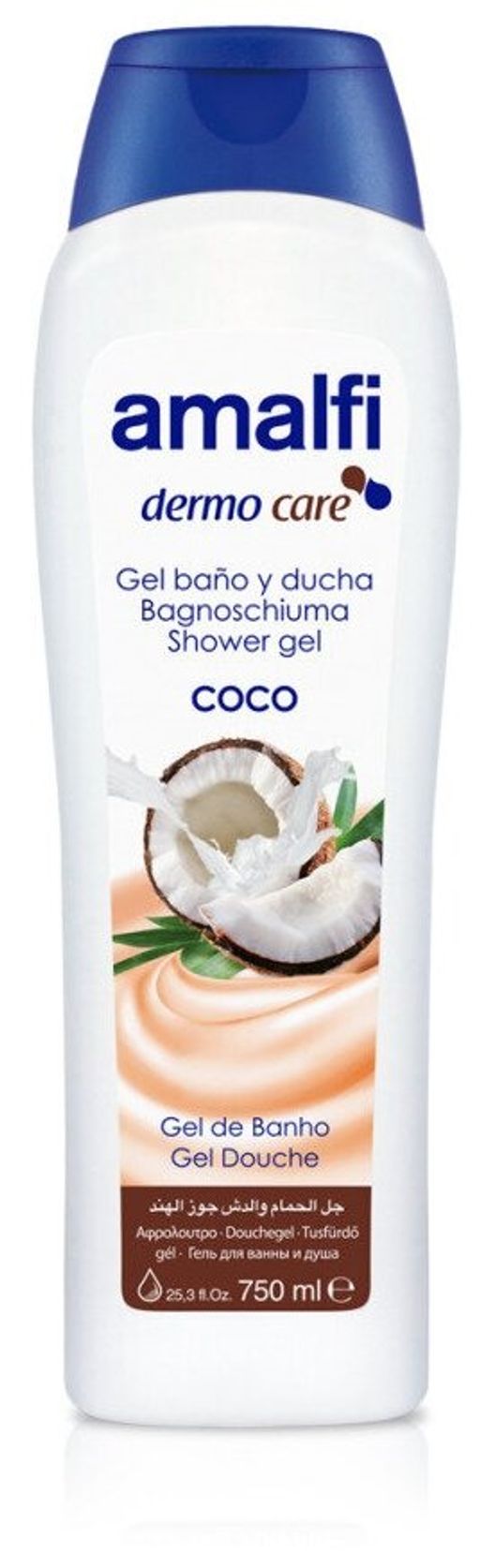 AMALFI Гель для ванн и душа (750ml) "Cocunut Milk". 16 /4068/