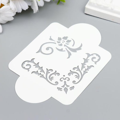 Трафарет пластиковый «Узорчик» 10×10 см