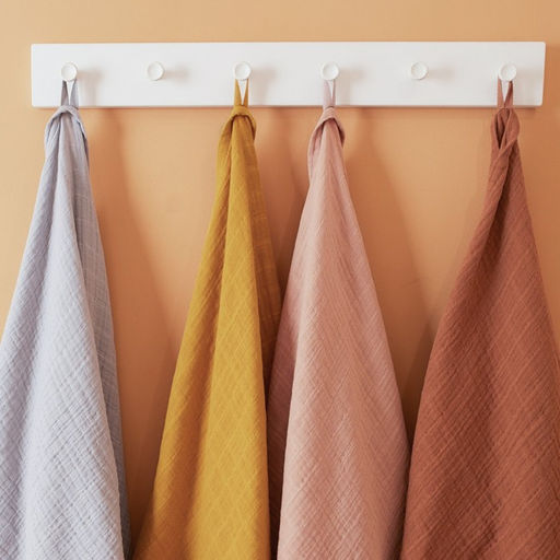 Полотенце муслиновое LoveLife, 50*90 см, горчица, 100% хл, 3-сл, 180 гр/м2  фото 8