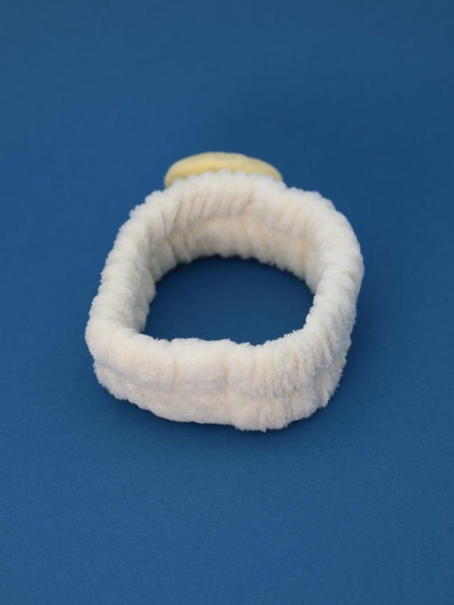 Повязка на голову "Smiley", white