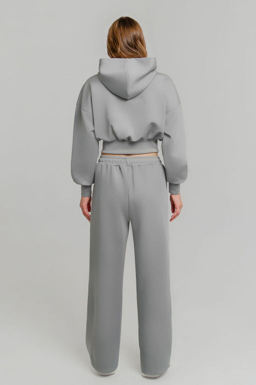 Арт. 2806 Костюм с брюками женский 42-48 (4 шт) Цвет:серый