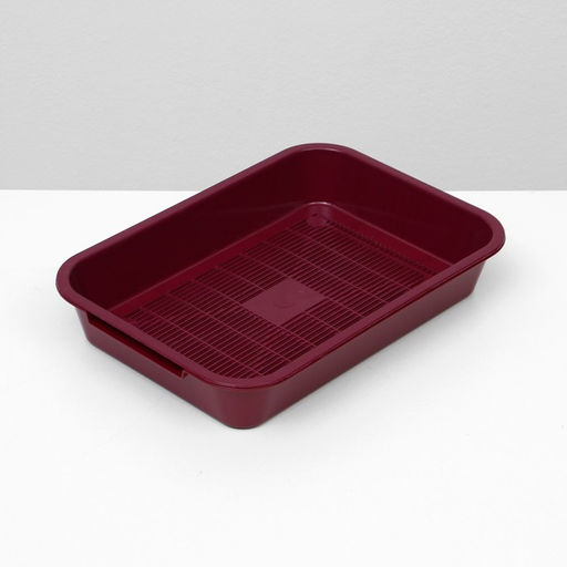 Туалет средний с сеткой 36 х 26 х 6,5 см, красный, - Simaland фото 3