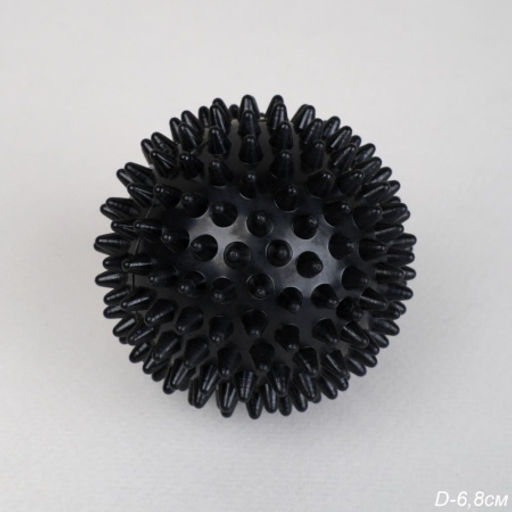 Мячик массажный Woohooo Energy Ball / 6,8см / черный уп 135/