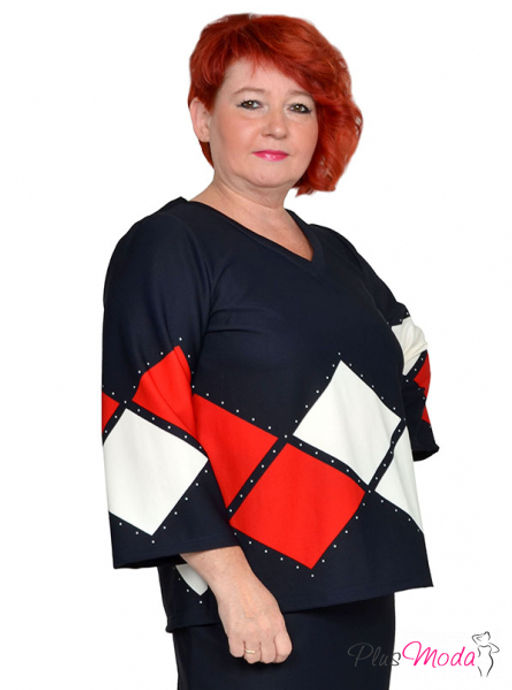 Туника Модель №1720 размеры 44-84 - Plusmoda фото 11