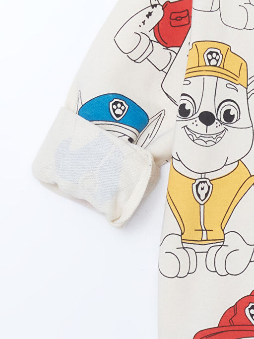 Bisiklet Yaka Paw Patrol Bask?l? Erkek ?ocuk Sweatshirt