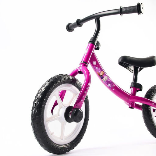 Беговел 12, детский облегченный, 2+, Холодное сердце, цвет фиолетовый - Disney фото 6