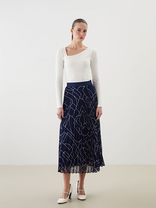 Asimetrik Yaka Kad?n Ti??rt