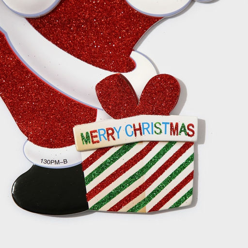 Новогоднее украшение настенное Дед мороз с подарком, подвеска, 42,5х32 см - Simaland фото 4