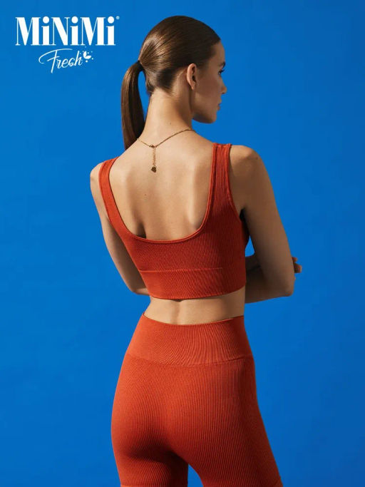 Mi 1141AS Fresh Майка "Кроп Топ" (кашкорсе), PA - terracotta