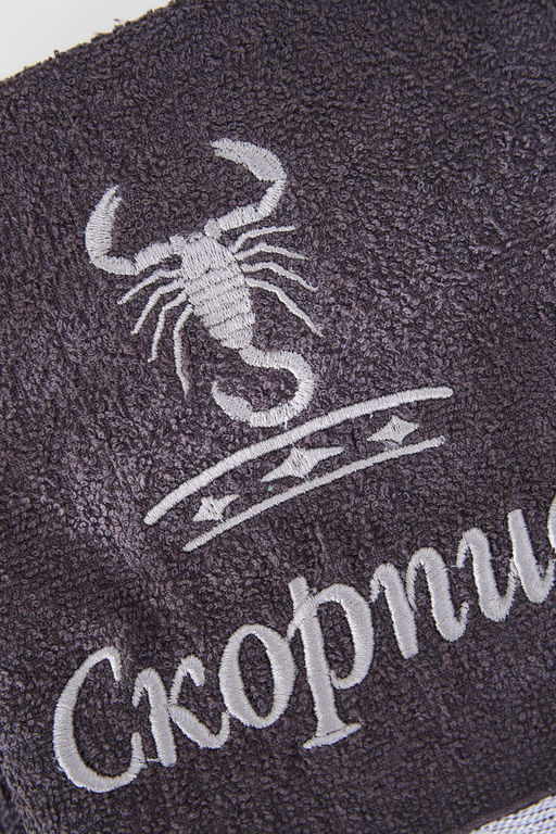 14418/10 Знаки зодиака полотенце махровое плотность 350гр