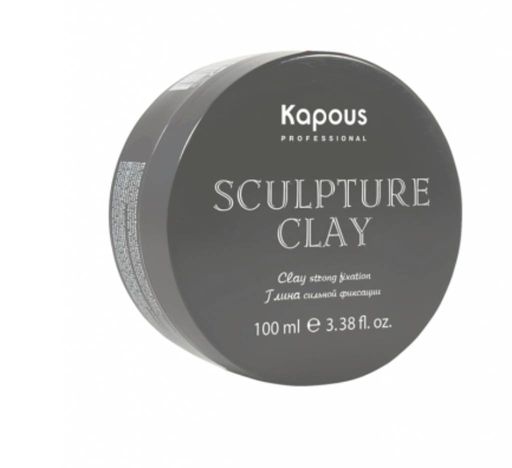 Глина для укладки волос нормальной фиксации Sculpture Clay, 100 мл Капус - Kapous professional фото 2