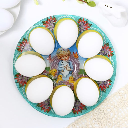 Подставка для яиц Ангел, на 8 яиц - Семейные традиции фото 4