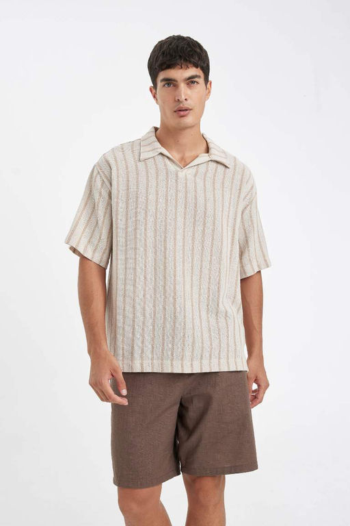 Хлопковые шорты-бермуды свободного покроя - Defacto фото 3