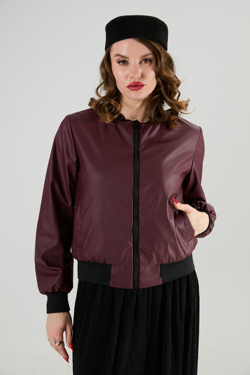 Бомбер NIKVA н435-1 бордо