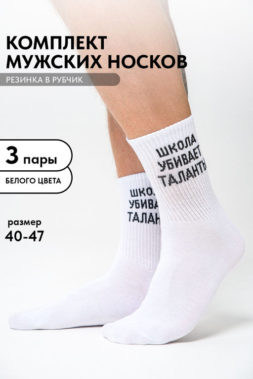 Носки мужские Талант (набор 3 пары)