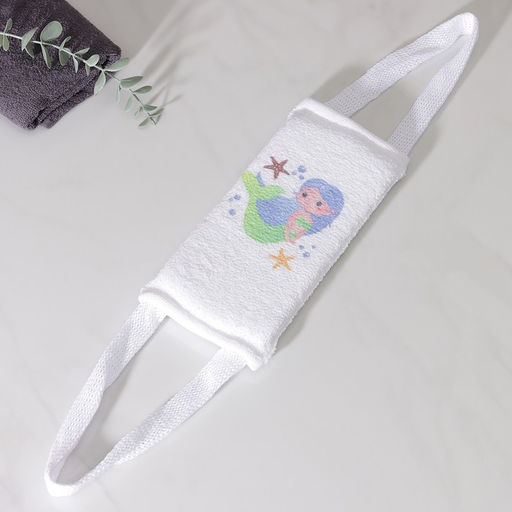 Цена за 2 шт. Мочалка-лента для тела хлопковая Доляна «Русалочка», 10,5×25 см