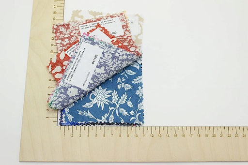 Комплект образцов Штапель принт №4 - Купава фото 2