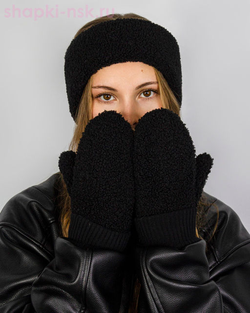 164.00/00-26 Варежки женские флис (7-8)