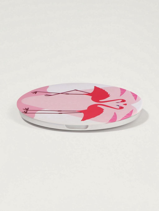 Цена за 2 шт. Зеркало складное «Фламинго», d=7.5 см, розовое