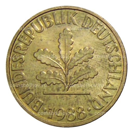 10 пфеннигов 1988 года G Германия