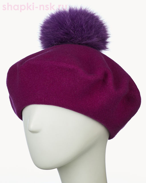 Берет фетр флис Помпон 115 Берет женский флис (58-59) - Tonak фото 41