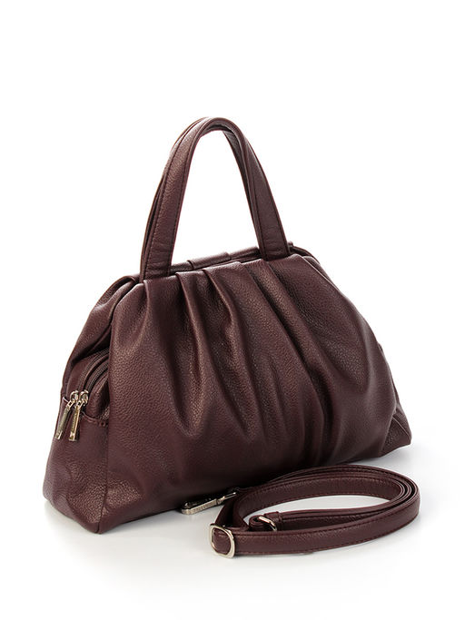 LACCOMA сумка София-Y2005-бордовый эко кожа хлопок  фото 4