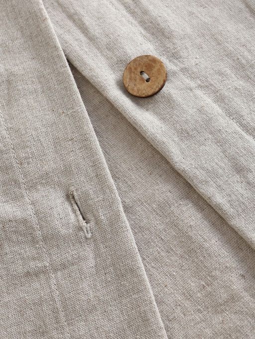 Пододеяльник 1.5-спальный SL Home Linen collection, 150220 см, серый, полулён - Sima-land home фото 5