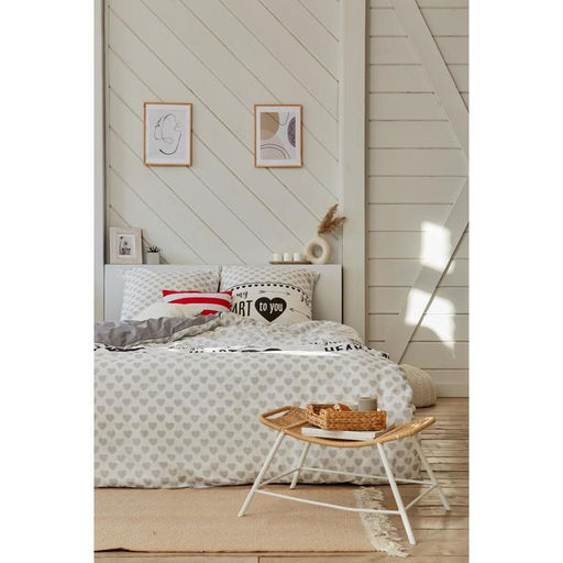 Постельное белье Этель 1.5 сп My heart 143*215 см, 150*214 см, 70*70 см -2 шт, бязь  фото 7