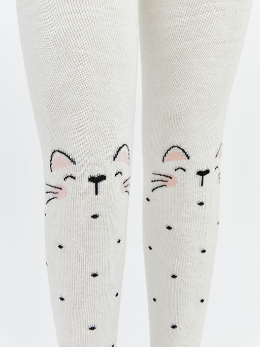 Desenli K?z ?ocuk K?lotlu ?orap